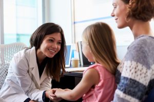 Child and Parent Meeting with Pediatrician